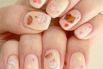 ảnh nail hình con vật siêu đẹp