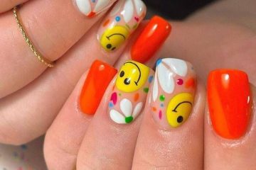ảnh nail nhiều màu siêu xinh