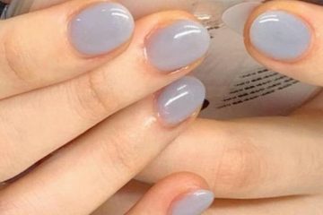 ảnh nail sơn trơn xinh