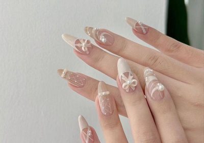 ảnh nail tiểu thư cực đẹp