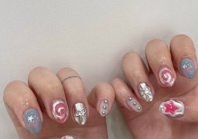 ảnh nail tiểu thư siêu cute