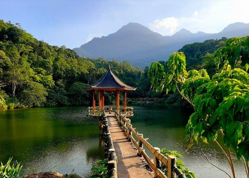 ảnh các địa điểm du lịch tại ba vì sinh thái Thiên Sơn Núi Ngà