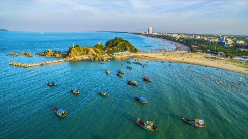 ảnh các địa điểm du lịch tại cửa lò Bãi biển Cửa Lò