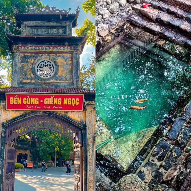 ảnh các điểm du lịch tại bắc ninh đền cùng giếng ngọc