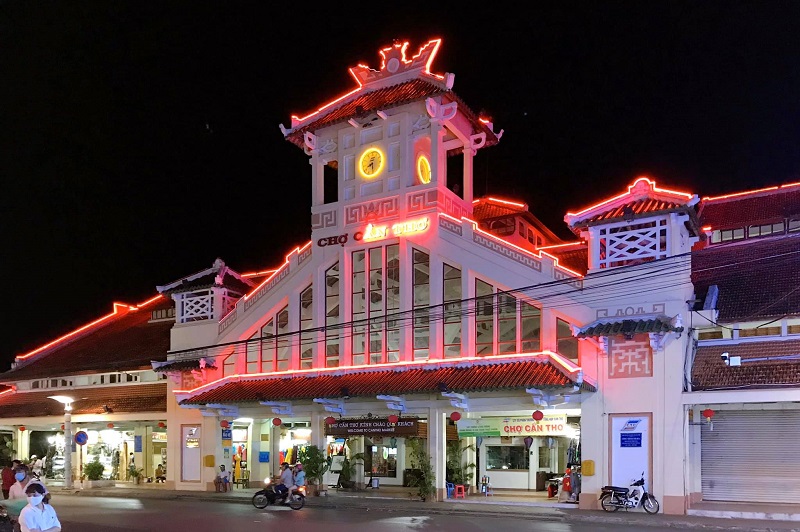 ảnh các điểm du lịch tại cần thơ Chợ đêm Tây Đô
