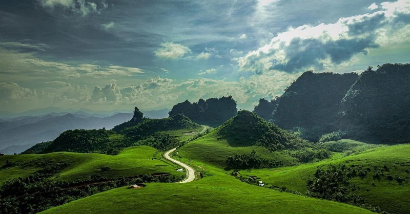 ảnh các điểm du lịch tại cao bằng Đồi cỏ Phan Thanh — Nguyên Bình