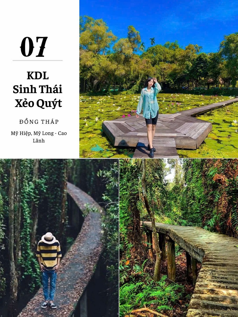 ảnh các điểm du lịch tại đồng tháp khu sinh thái xẻo quýt