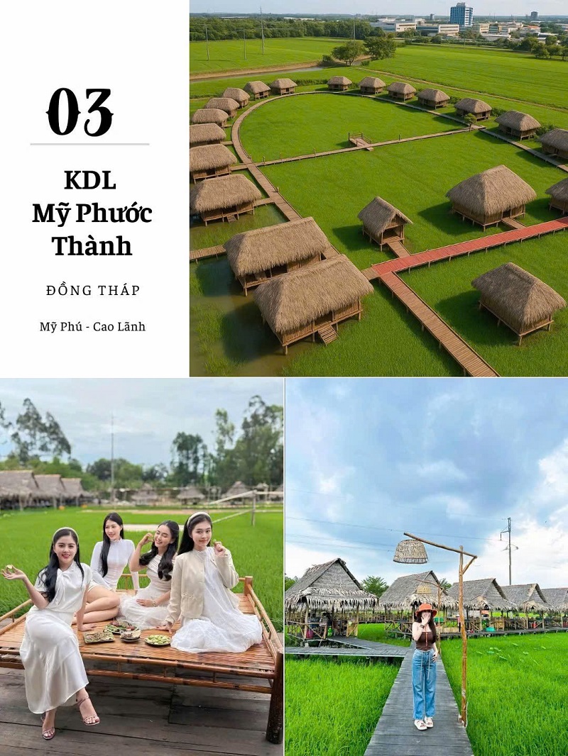 ảnh các điểm du lịch tại đồng tháp mỹ phước thành