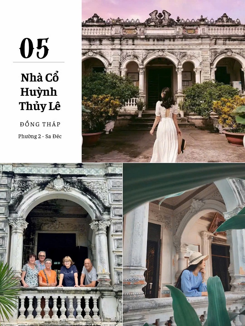 ảnh các điểm du lịch tại đồng tháp nhà cổ huỳnh thủy lê
