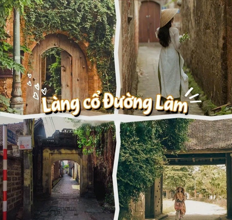 ảnh các địa điểm du lịch tại hà nội Làng cổ Đường Lâm