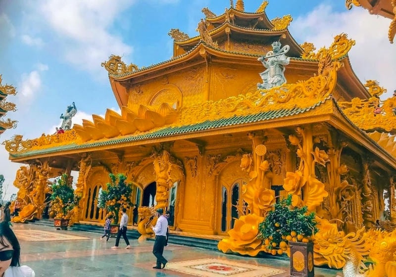 ảnh các điểm du lịch tại hưng yên chùa phúc lâm