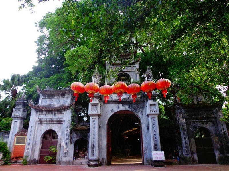 ảnh các điểm du lịch tại hưng yên đền mẫu