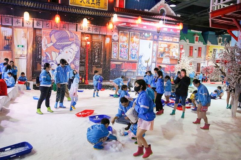 ảnh các điểm du lịch tại sài gòn snow town sài gòn