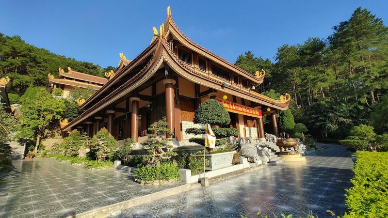 ảnh các điểm du lịch tại tam đảo Thiền viện Trúc Lâm Tây Thiên