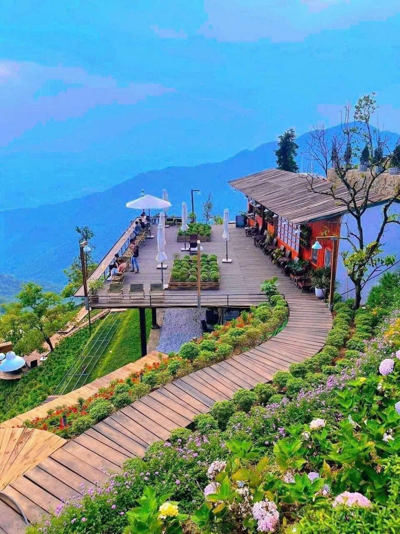 ảnh các điểm du lịch tại tam đảo cafe nhiệt đới