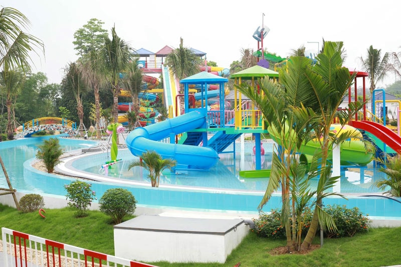 ảnh các địa điểm du lịch tại tuyên quang Công viên nước ở Bách Thảo Ngân