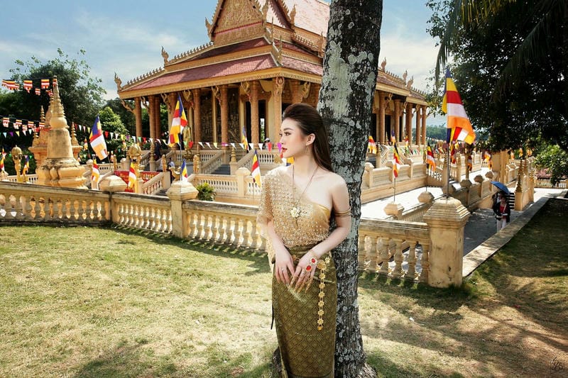 Ảnh điểm tham quan tại làng văn hóa du lịch các dân tộc Việt Nam Chùa Khmer