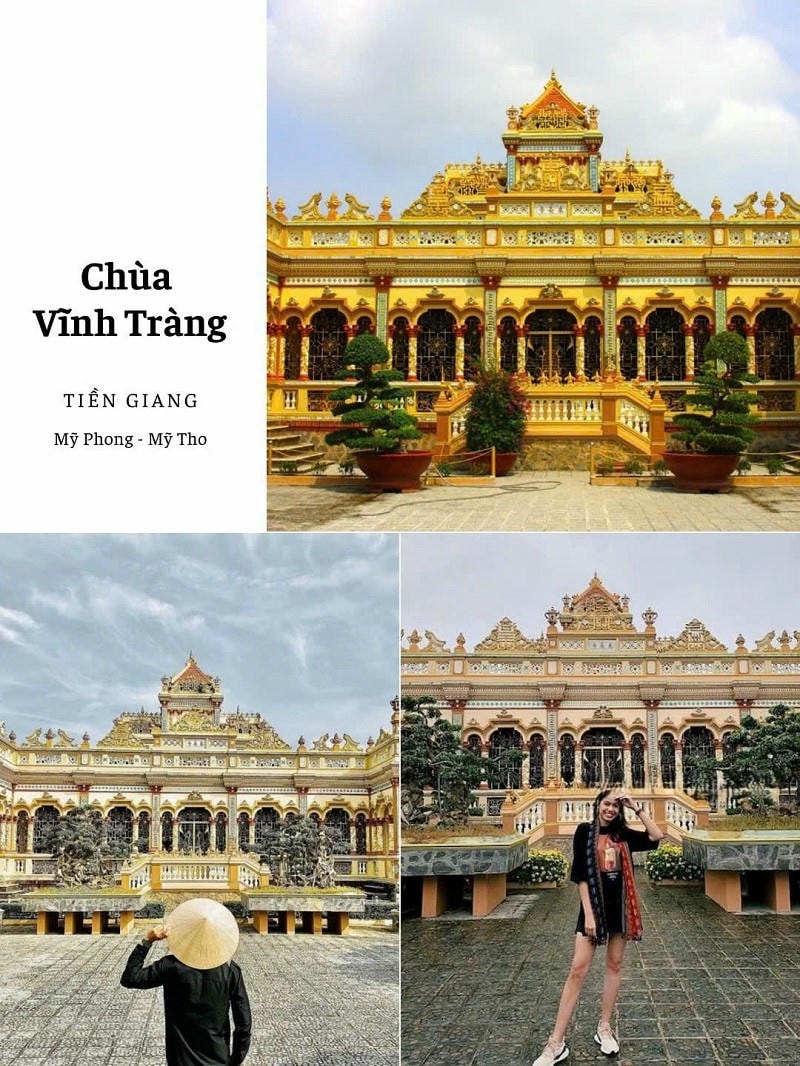 địa điểm du lịch tại miền nam chùa vĩnh tràng tiền giang