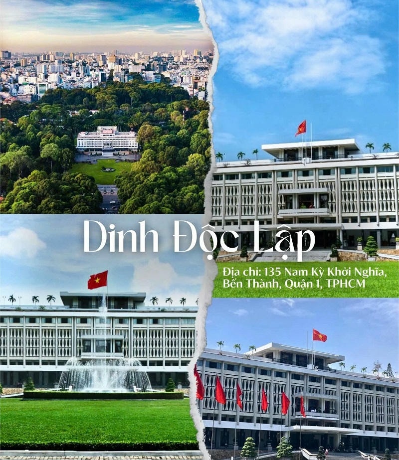Ảnh các địa danh du lịch tại miền Nam Dinh Độc Lập