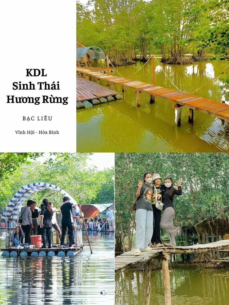 ảnh địa điểm du lịch tại miền tây sinh thái hương rừng bạc liêu