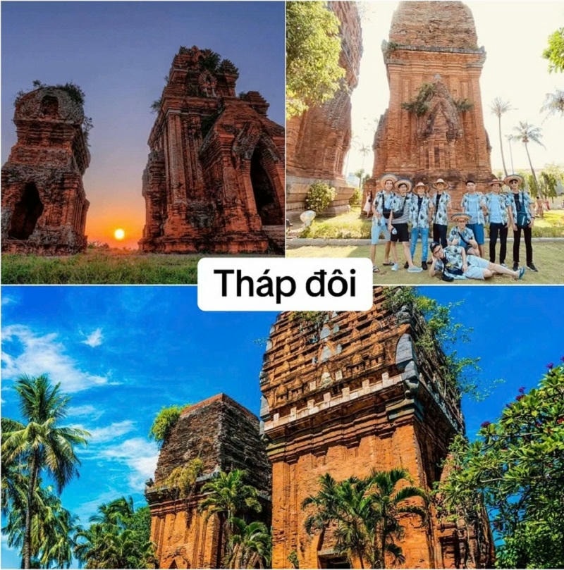 Ảnh các địa danh du lịch tại miền Trung Tháp Đôi
