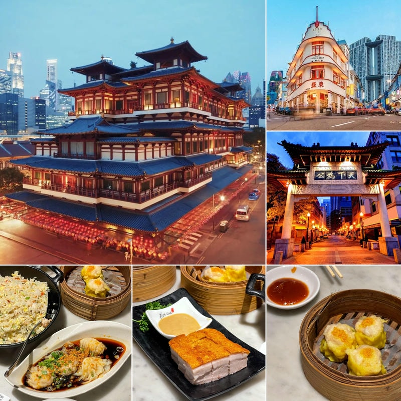 Ảnh các điểm du lịch nổi tiếng tại Singapore Chinatown