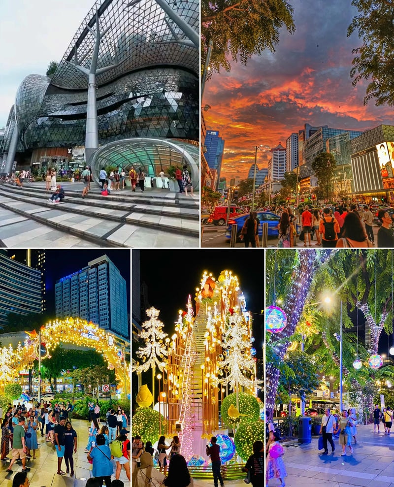 Ảnh các điểm du lịch nổi tiếng tại Singapore Orchard Road