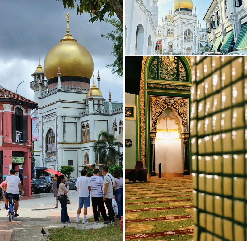 Ảnh các điểm du lịch nổi tiếng tại Singapore Sultan Mosque