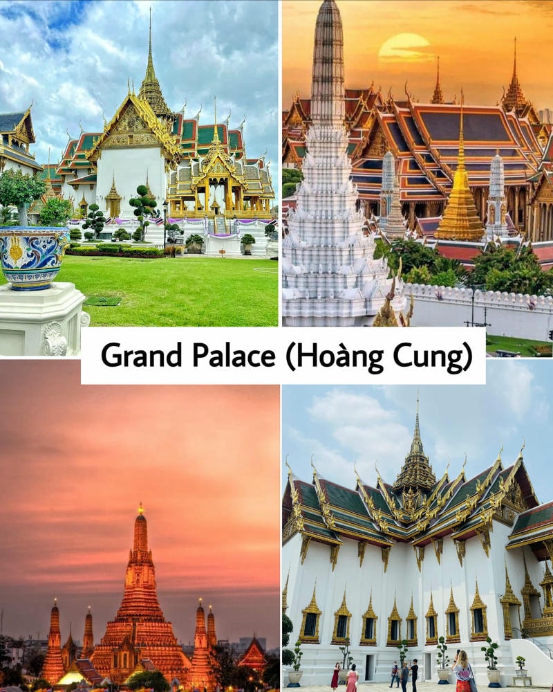 Ảnh các điểm du lịch nổi tiếng tại Bangkok Grand Palace