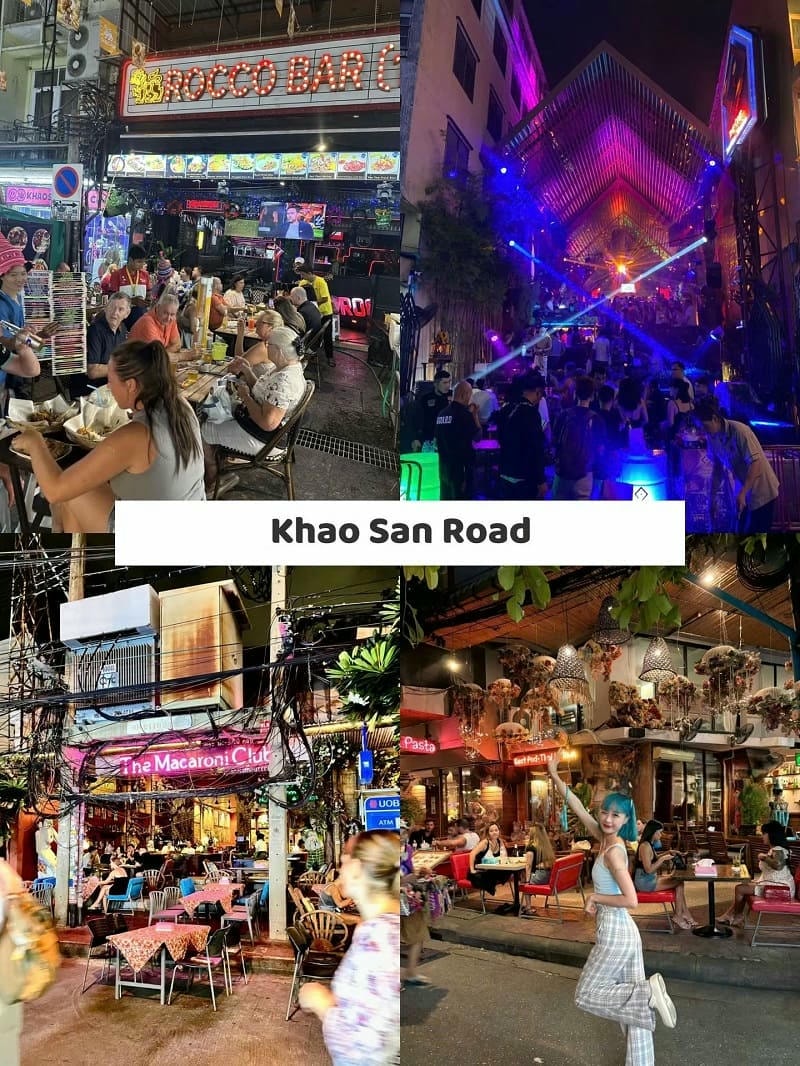 Ảnh các điểm du lịch nổi tiếng tại Bangkok Khao San Road