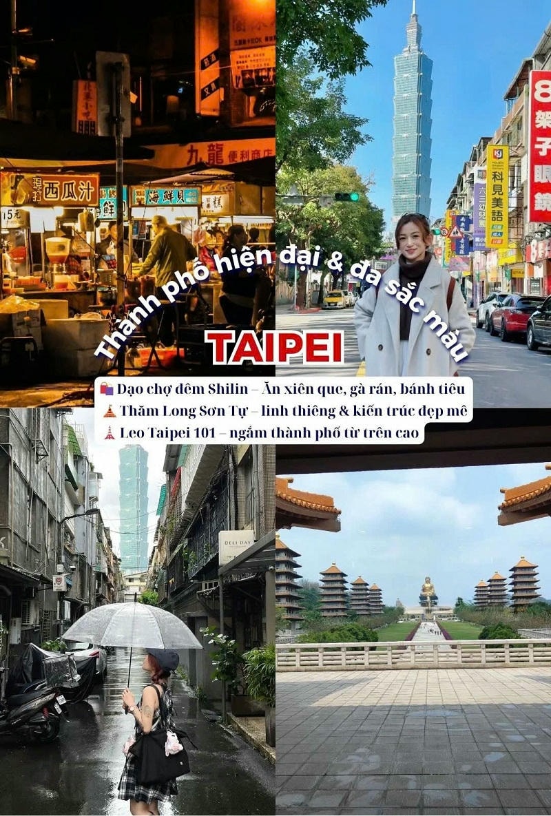 Ảnh các điểm du lịch nổi tiếng tại Đài Loan Taipei