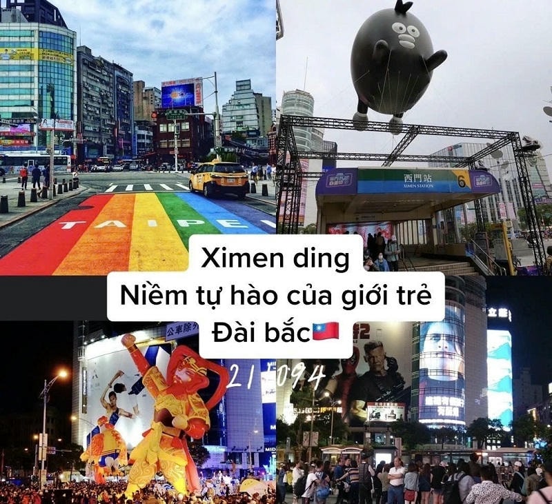 Ảnh các điểm du lịch nổi tiếng tại Đài Loan Ximending