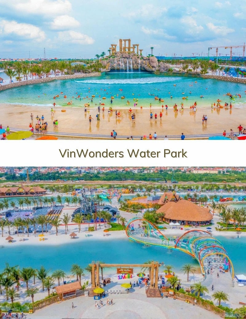 ảnh các địa điểm du lịch tại hà nội VinWonders Water Park