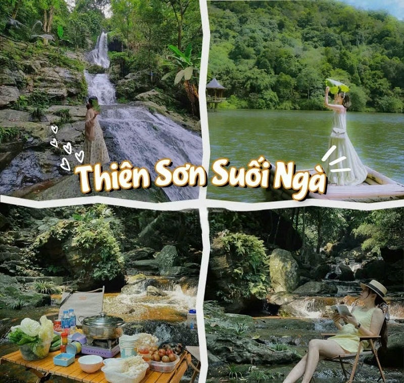 ảnh các địa điểm du lịch tại hà nội thiên sơn suối ngà ba vì