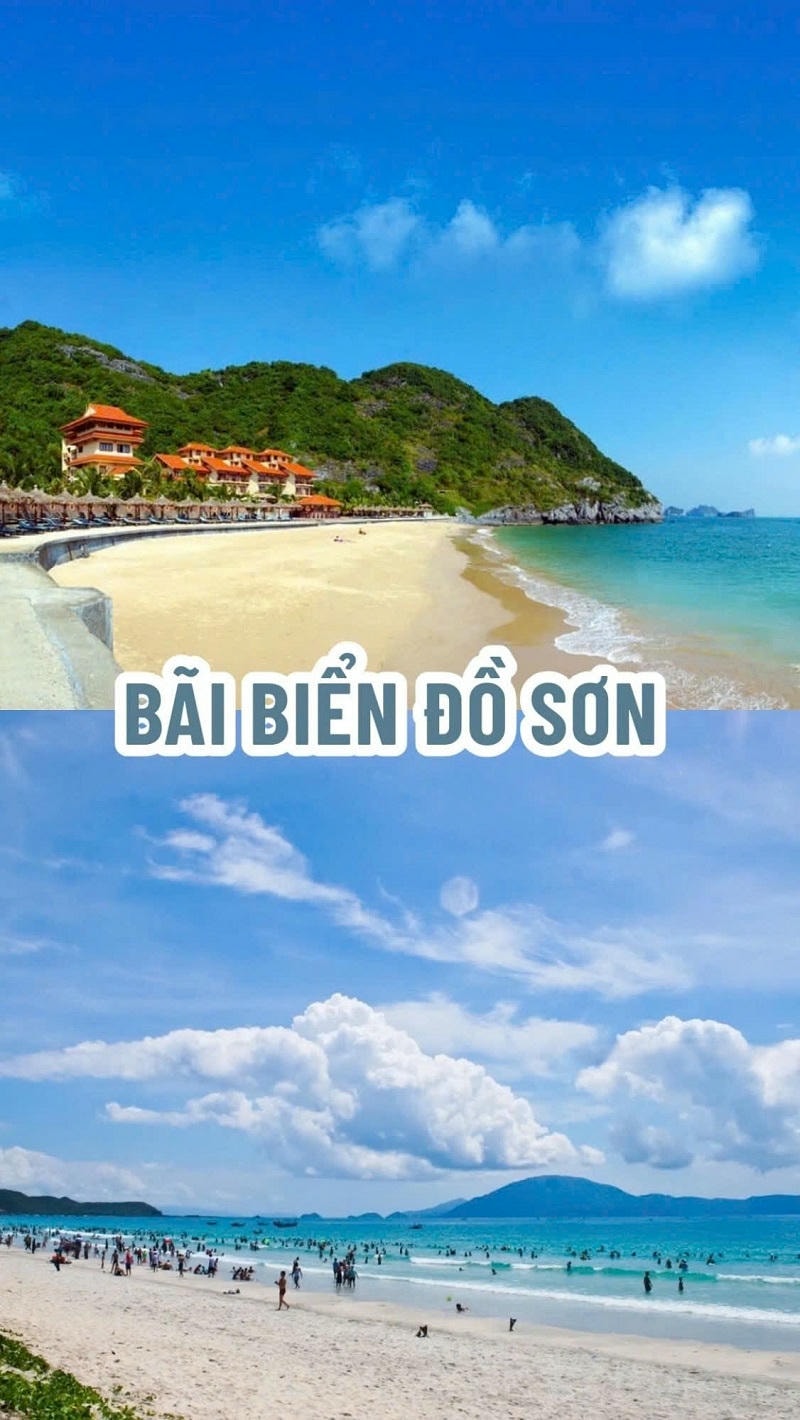 ảnh các địa điểm du lịch tại hải phòng bãi biển đồ sơn