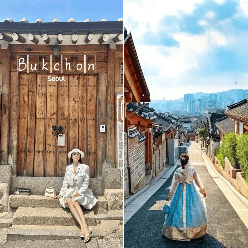 Ảnh các điểm du lịch tại Hàn Quốc Làng cổ Bukchon Hanok