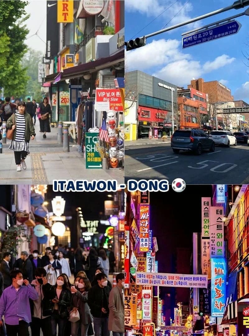 Ảnh các điểm du lịch tại Hàn Quốc Itaewon-dong