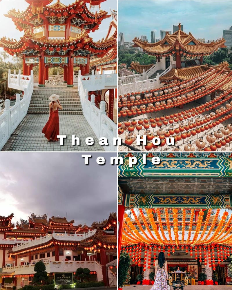 Ảnh các điểm du lịch nổi tiếng tại Kuala Lumpur Thean Hou Temple