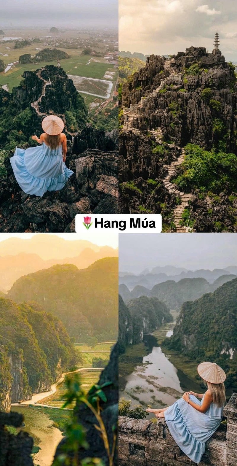 Ảnh các địa điểm du lịch tại Ninh Bình Hang Múa