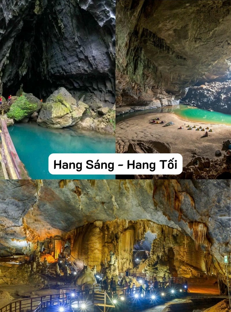 Ảnh các địa điểm du lịch tại Ninh Bình Hang Sáng Hang Tối