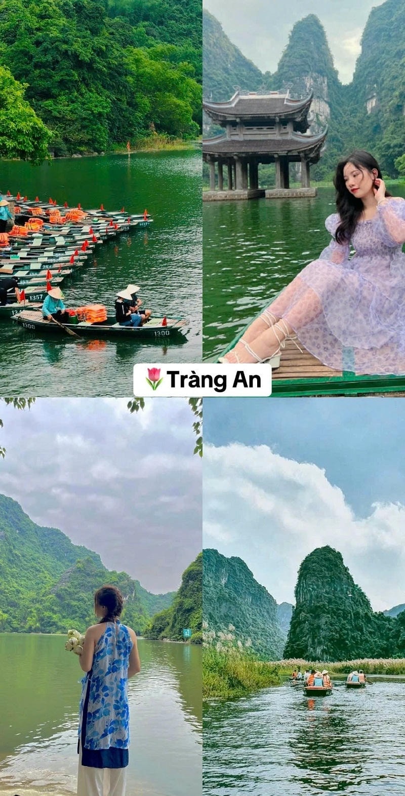 Ảnh các địa điểm du lịch tại Ninh Bình Tràng An