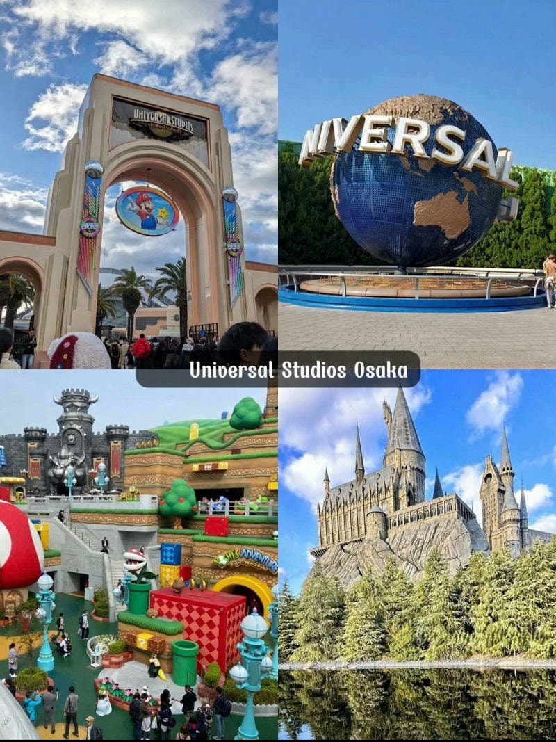 Ảnh các điểm du lịch nổi tiếng tại Osaka: Universal Studios Japan