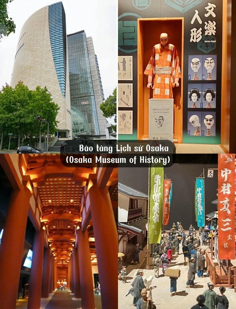 Ảnh các điểm du lịch nổi tiếng tại Osaka: Bảo tàng lịch sử Osaka