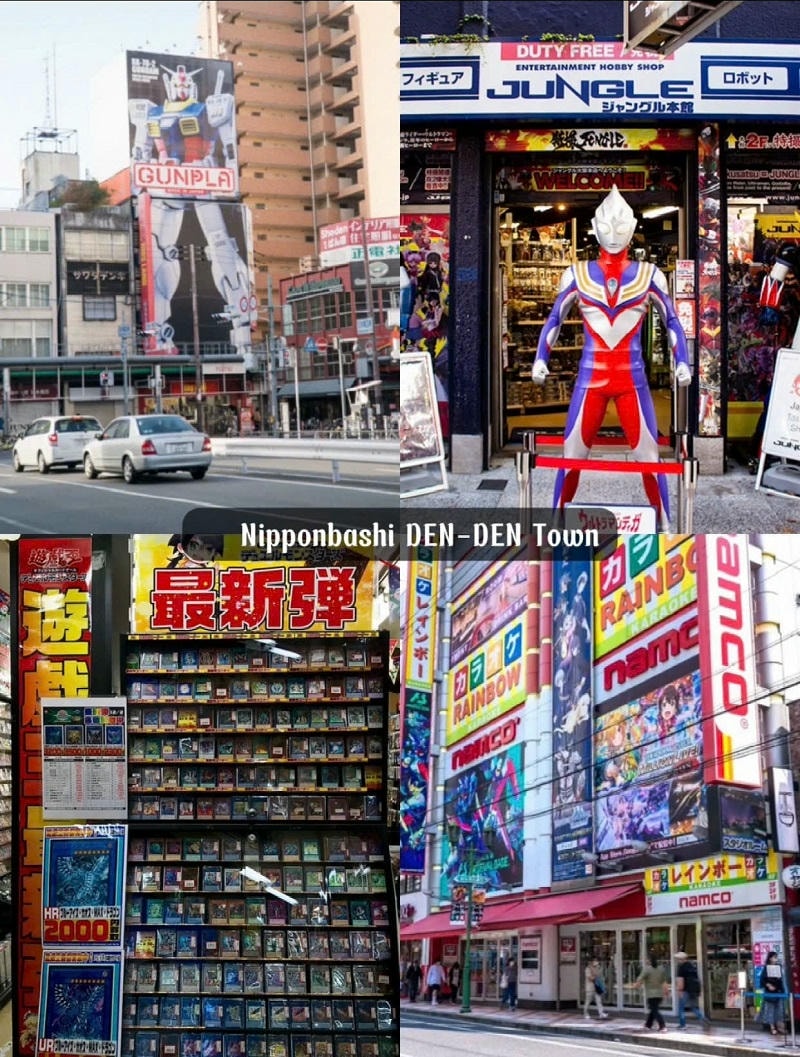 Ảnh các điểm du lịch nổi tiếng tại Osaka: Nipponbashi Den Den Town
