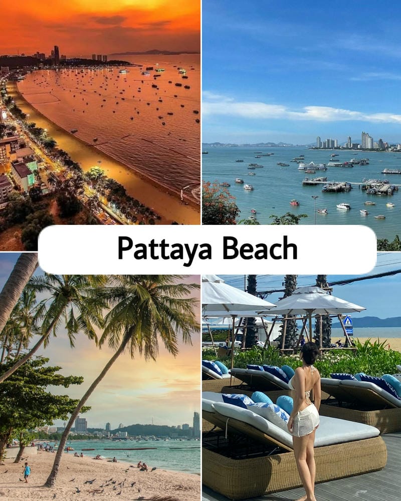 Ảnh các điểm du lịch tại Pattaya Bãi biển Pattaya