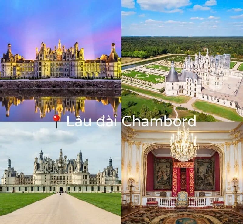 Ảnh các điểm du lịch tại Pháp Lâu đài Chambord