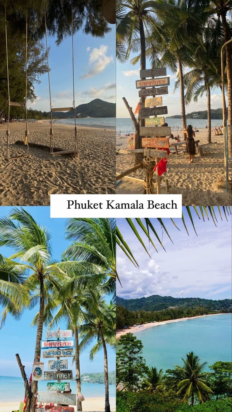 Ảnh các điểm du lịch nổi tiếng tại Phuket Bãi biển Kamala