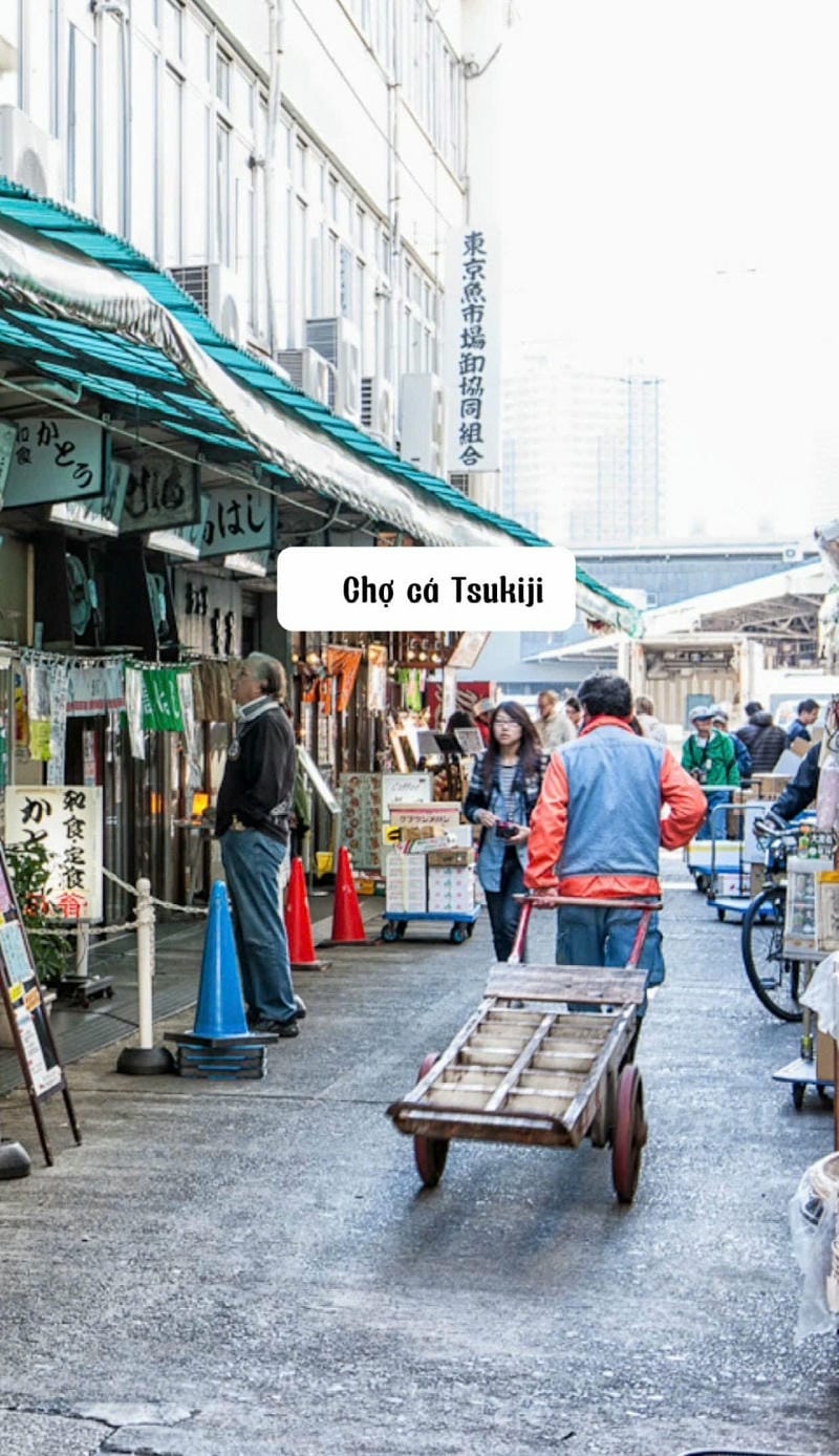 Ảnh các điểm du lịch tại Tokyo Chợ cá Tsukiji