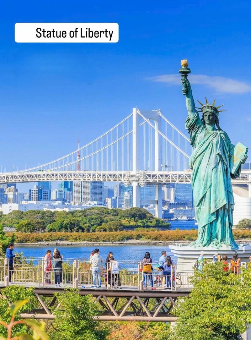 Ảnh các điểm du lịch tại Tokyo Statue of Liberty