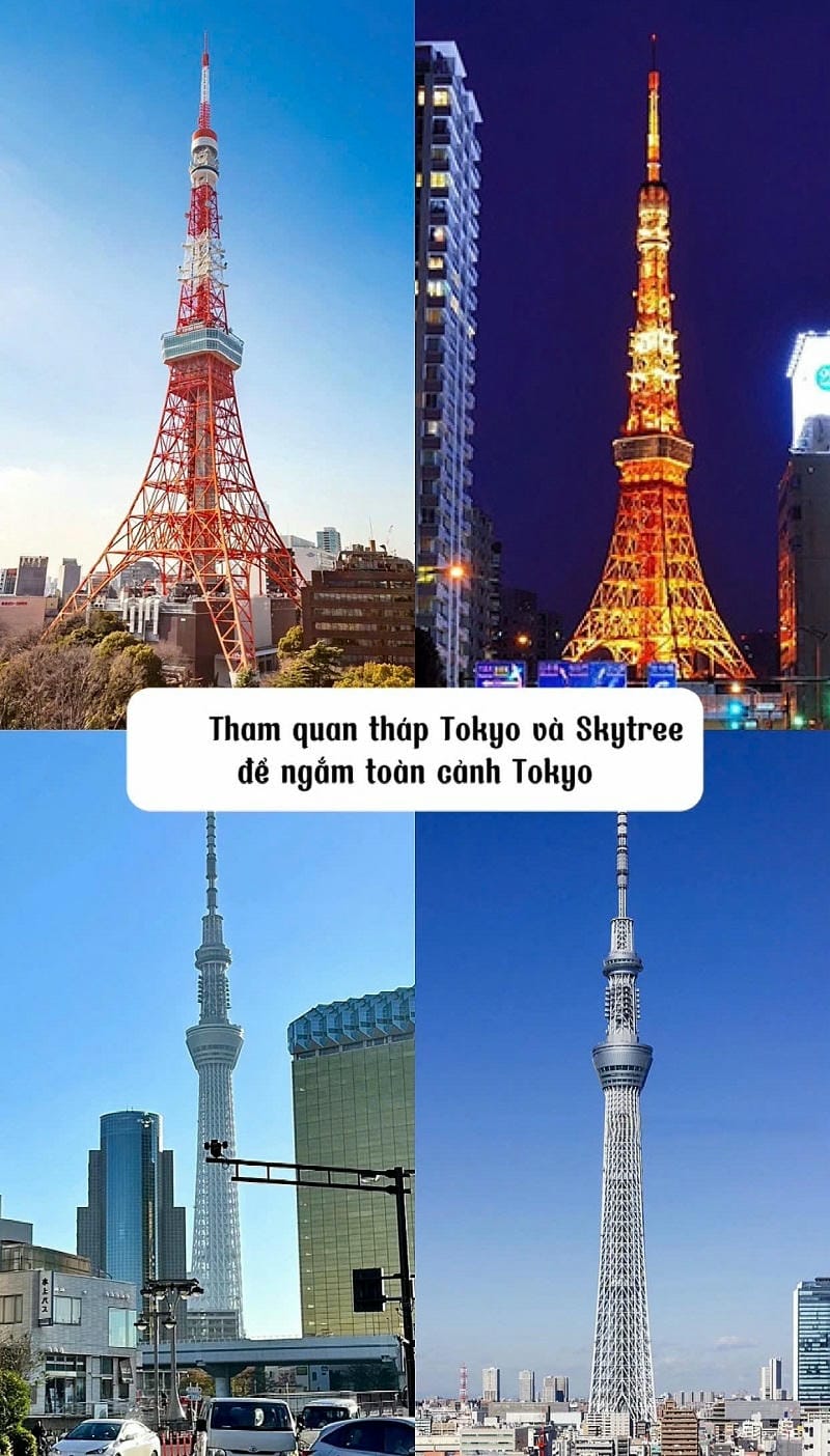 Ảnh các điểm du lịch tại Tokyo Tháp Tokyo